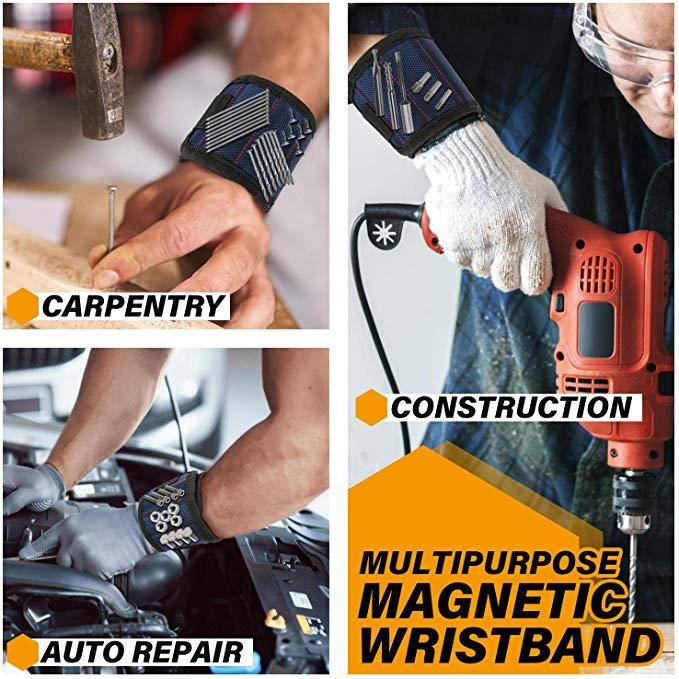 Magnetic Wrist Band Best Sellers Home Goods Color : red|dark blue|black|blue 